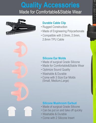 سماعة أذن مشتركة لأجهزة راديو موتورولا XPR6380 XPR6580 XPR7380 XPR7580 XPR7380e XPR7580e XPR 6380 XPR 6580 XPR 7380 XPR 7580 XPR 7380e XPR 7580e، سماعة مراقبة الأنبوب الصوتي in Kuwait