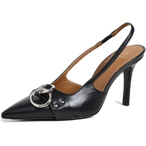 R13 Women's Sling Back Heels with Ring