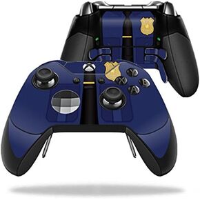 MightySkins Skin Compatible with Microsoft Xbox One Elite Controller - Policeman | Protective, Durable, and Unique Vinyl Decal wrap Cover | Easy to Apply, Remove, and Change Styles | Made in The USA
