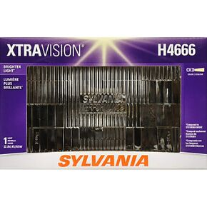 SYLVANIA - H4666 XtraVision Sealed Beam Headlight - Halogen Headlight Replacement 100x165 Delivers More Downroad Visibility (Contains 1 Bulb)