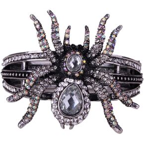 Spider Bracelets for Women, Halloween Bracelets Fit Wrist Circumference 6.5 to 7.5 inch, Halloween Costume Jewelry