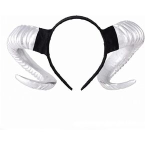 Qhome Sheep Horn Hoop Headband Original Manual Aries Exhibition Cosplay Deluxe Costume Horns
