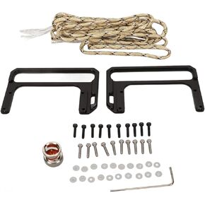 Shortwave Radio , Radio Bracket CNC Aluminum Alloy Side Handle, Radio Bracket Stand Suitable for X6100