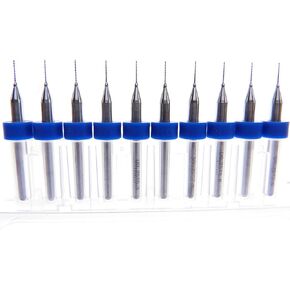 10 Pack .35mm X 5.6mm CNC Jewelry Japanese Micro Drill Bits Toy Making Model Cars Trains Trucks Installation Woodworking Crafts Circuit Boards Made in Japan