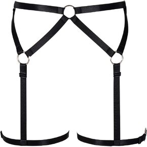 Women's Body Harness Punk Garter Punk Leg Belt Adjustment high Waist Stockings Body Belt Carnival Dance Accessories