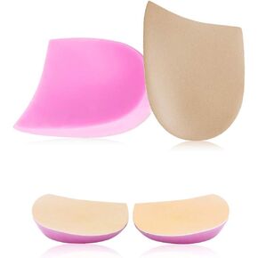 زوج واحد من النعال الداخلية للكعب المتوسط ​​والجانبي من السيليكون، نعال داخلية للكعب التصحيحية للاستلقاء والكب، حشوات أحذية لاصقة من الجل لمحاذاة القدم، آلام الركبة، أرجل القوس، ساق من نوع O/X in Kuwait