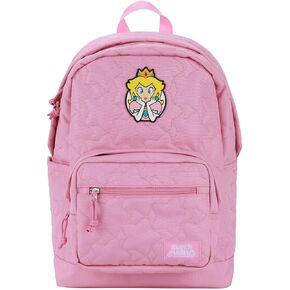 Super Mario Brothers Princess Peach 17" Quilted Backpack