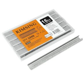 SC760 16 Gauge 304 Stainless Steel Hog Rings 1/2-Inch Crown C Ring Staples 18,000 PCS Fencing Staples Closure Diameter of 3.0-4.8mm for Hog Ring Gun