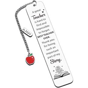 Teacher Gifts for Women Teacher Appreciation Gifts in Bulk Teacher Must Haves Thank You Bookmark Teacher End of The Year Gifts Best Teacher Ever Retirement Birthday Christmas Valentines Day Gifts