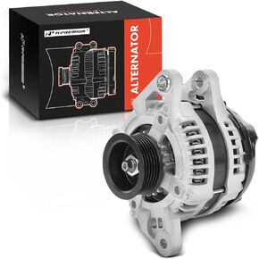 A-Premium Alternator Compatible with Buick Lucerne 2006-2011 & Cadillac DTS 2006-2011, V8 4.6L, 12V 150A 6-Groove Pulley Clockwise