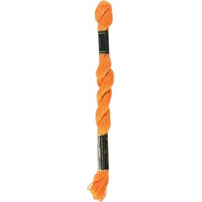DMC 115 5-971 Pearl Cotton Thread, Pumpkin, Size 5