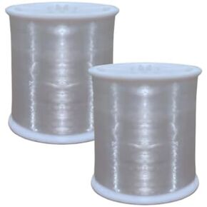 Clear Thread 435 Yards | Nylon String | Invisible Thread | Clear Fabric Thread | Ornament String | Bracelet | String Sewing Thread Clear Invisible | Transparent Thread Perfect Match
