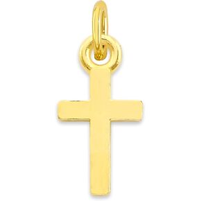 سحر صغير متقاطع من الذهب عيار 10 قيراط، رمز ديني صغير لطيف مع مشبك in Kuwait