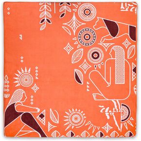 سجادة اليوغا والتأمل المربعة من الإسفنج Zaveur Royal Court مع غطاء مخملي - سجادة تمرين إسفنجية سميكة كبيرة - سجادة أرضية مبطنة كبيرة غير قابلة للانزلاق - وسادة توازن للأرضية من الإسفنج السميك in Kuwait