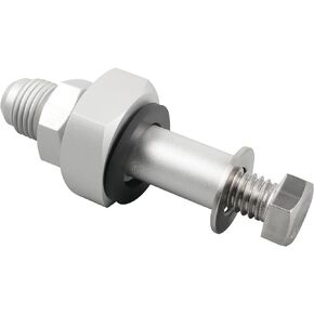 Bevinsee 6AN Universal Fuel Tank Return Line Fitting Bung Kit Aluminum 9/16"-18 to 6AN Fitting