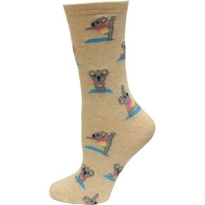 HotSox Koala Socks, 1 Pair, Women Shoe 4-10