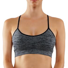 Bise Women's Sports Bra Yoga Top Padding Workout Middle Support Active Wear