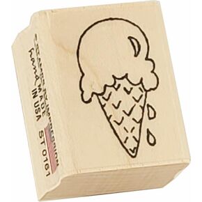 Stamps by Impression Ice Cream Cone Rubber Stamp