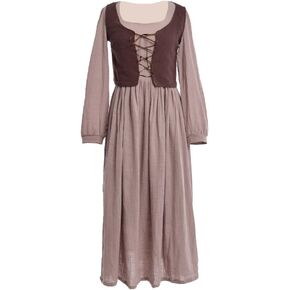 BLESSUME Wench Dress Peasant Maid Renaissance Medieval Costume