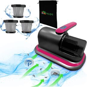 MHM Cordless Mattress Vacuum Cleaner - Bed Vacuum for Deep Cleaning - Vacuum Cleaner for Mattress Vacuum Bed Vacuum Cleaner (Golden)