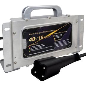 48V 15 AMP Golf Cart Waterproof Battery Charger for 48 Volt Yamaha G29 Drive & Drive 2 Golf Carts