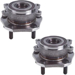 513357 x2 Front Wheel Hub and Bearing Assembly Compatible With Nis-san 2014-2020 Rogue, 2017-2022 Rogue Sport # HA590554 40202-4BA0A