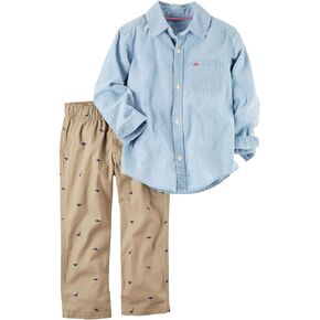 Carter's baby-boys 2 Pc Playwear Sets 229g388