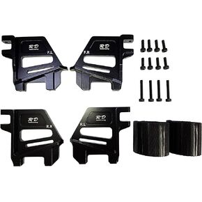 Aluminium Alloy Tall Battery Holder Mount Hold Down for Traxxas 1/5 X-MAXX - Black
