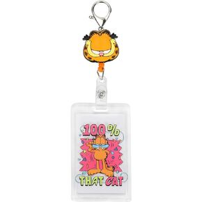 Garfield Character Head Retractable Lanyard