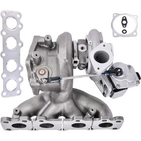 Turbo Turbocharger Compatible with Hyundai Santa Fe Sport Sonata Kia Optima 2015 2016 2017 2018 2019 2020 Replace 28231-2GTA1 90124-01050 282312GTA1 9012401050 Engine Turbochargers