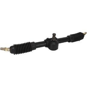 aqxreight Power Steering Gear Rack,30T Power Steering Gear Rack Shaft 430mm Steel Alloy Polished for Go Kart Karting ATV UTV Motorbike