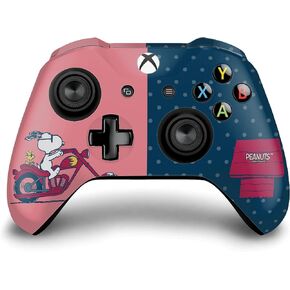 Head Case Designs Officially Licensed Peanuts Snoopy Character Graphics Vinyl Sticker Gaming Skin Decal Cover Compatible with Xbox One S/X Controller