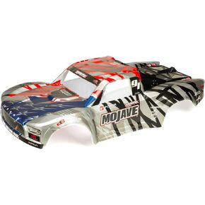 ARRMA 1/7 Painted Body, Silver/Red: Mojave 6S BLX, ARA411005