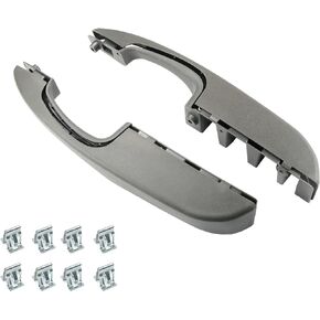 FEXON Pair Interior Door Pull Handle Front Left & Right Side Compatible with 2003-2019 Chevy Express GMC Savana 1500 2500 3500 Van Replaces 25750064 10388389