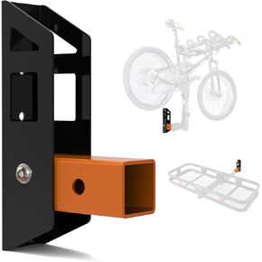 Hitch Wall Mount 2 in Receiver, Max Hold up to 350LBS, Bike and Cargo Rack Organizer, Trailer Hitch Receiver Hitch Bicycle Ski Rack Storage Organizer, Foldable Hanging Garage Organizer