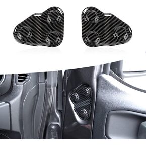 2PCS Door Screw Protector Cover Trim for 2018-2021 Jeep Wrangler JL JLU, for 2020-2021 Jeep Gladiator JT (Black)