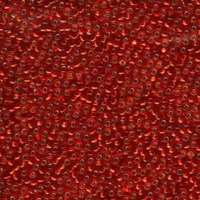 Ruby Red Silver Lined Miyuki 11/0 rocailles Glass Seed Beads 24 Grams