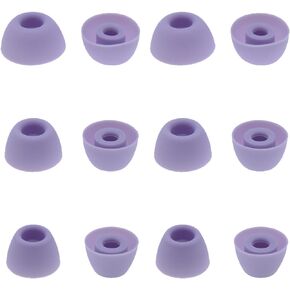 6 Pairs Silicone Earbud Tips Galaxy Buds 2 Pro Replacement Ear Tips Compatible with Samsung Galaxy Buds 2 Pro Eartips Ear Bud Rubber Tips S/M/L (Purple)