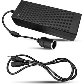AC to DC Converter 180W 110V-240V to 12V/15A Cigarette Lighter Socket AC/DC Power Supply Adapter for Inflator Pump, Car Refrigerator, Car Vacuum Cleaner, Car Fan