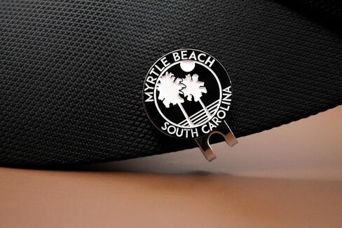 ولاية كارولينا الجنوبية بالميتو، علامة كرة الجولف ميرتل بيتش + مشبك قبعة مغناطيسي، تصميم فريد، مناسب للاعب الجولف المفضل لديك، ملحقات الجولف لأي مناسبة in Kuwait