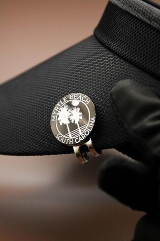 ولاية كارولينا الجنوبية بالميتو، علامة كرة الجولف ميرتل بيتش + مشبك قبعة مغناطيسي، تصميم فريد، مناسب للاعب الجولف المفضل لديك، ملحقات الجولف لأي مناسبة in Kuwait