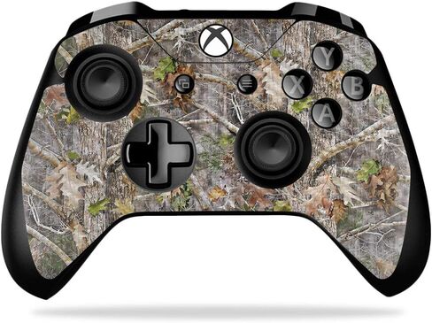 MightySkins Carbon Fiber Skin for Microsoft Xbox One X Controller - Buck Camo | Protective, Durable Textured Carbon Fiber Finish | Easy to Apply, Remove, and Change Styles | Made in The USA in Saudi Arabia