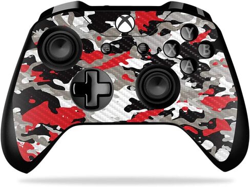 MightySkins Carbon Fiber Skin for Microsoft Xbox One X Controller - Buck Camo | Protective, Durable Textured Carbon Fiber Finish | Easy to Apply, Remove, and Change Styles | Made in The USA in Saudi Arabia