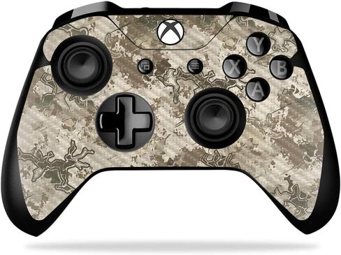 MightySkins Carbon Fiber Skin for Microsoft Xbox One X Controller - Buck Camo | Protective, Durable Textured Carbon Fiber Finish | Easy to Apply, Remove, and Change Styles | Made in The USA in Saudi Arabia