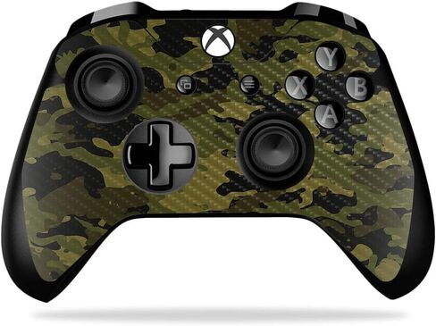 MightySkins Carbon Fiber Skin for Microsoft Xbox One X Controller - Buck Camo | Protective, Durable Textured Carbon Fiber Finish | Easy to Apply, Remove, and Change Styles | Made in The USA in Saudi Arabia