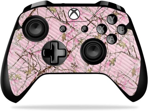MightySkins Carbon Fiber Skin for Microsoft Xbox One X Controller - Buck Camo | Protective, Durable Textured Carbon Fiber Finish | Easy to Apply, Remove, and Change Styles | Made in The USA in Saudi Arabia