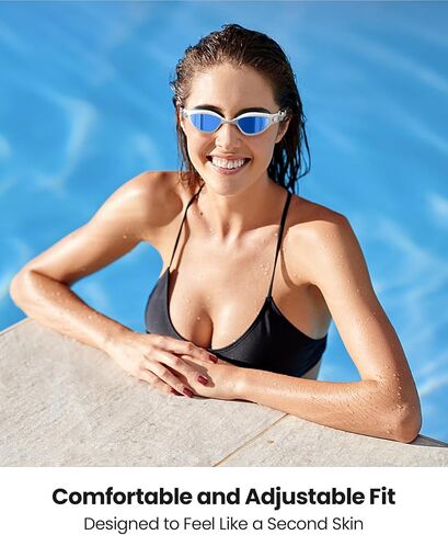 OutdoorMaster Goby Swim Goggles - Anti-fog Swimming Goggles with Lens Interchangeable for Adult Men Women Youth in Saudi Arabia