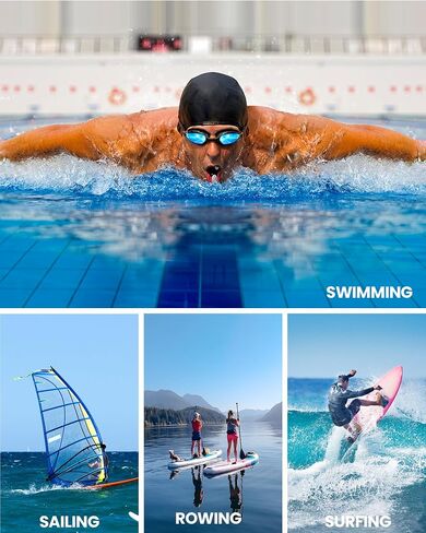OutdoorMaster Goby Swim Goggles - Anti-fog Swimming Goggles with Lens Interchangeable for Adult Men Women Youth in Saudi Arabia