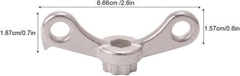 أداة إزالة قبعات ذراع كرنك الدراجة، أداة إزالة غطاء الغبار لذراع كرنك الدراجة مناسبة لشميانو هولوتيك II (فضي) in Kuwait