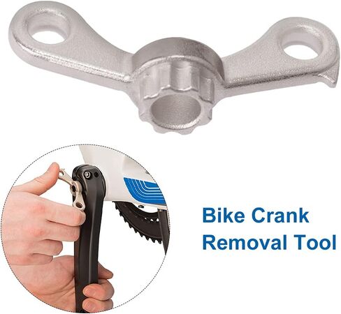 أداة إزالة قبعات ذراع كرنك الدراجة، أداة إزالة غطاء الغبار لذراع كرنك الدراجة مناسبة لشميانو هولوتيك II (فضي) in Kuwait